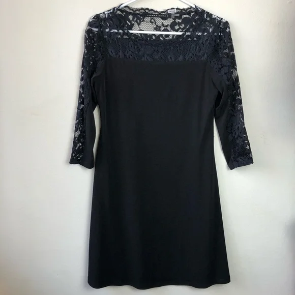 Ivanka Trump Size 2 Black 3/4 Sleeve Dress - Picture 1 of 8